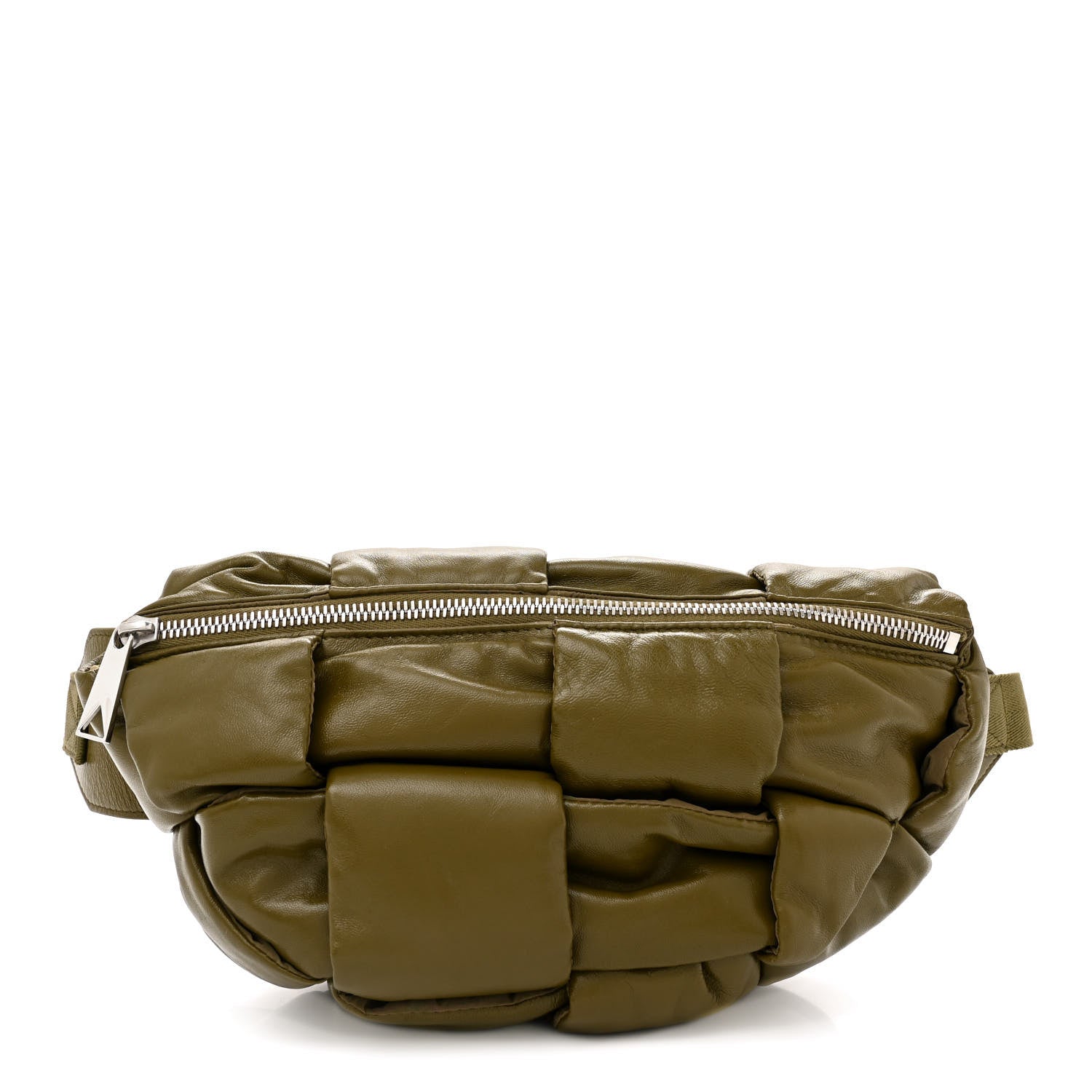 Bottega Veneta Nappa Intreccio Padded Cassette Bumbag Khaki 1 of 10