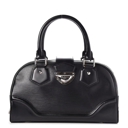 Louis Vuitton Epi Bowling Montaigne GM Black 1 of 6