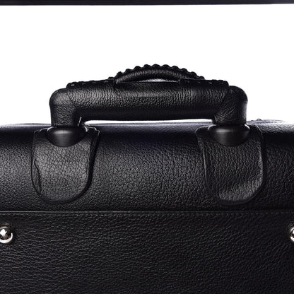 Balenciaga Grained Calfskin Classic Hardware Voyage Carry On Trolley Black 8 of 12