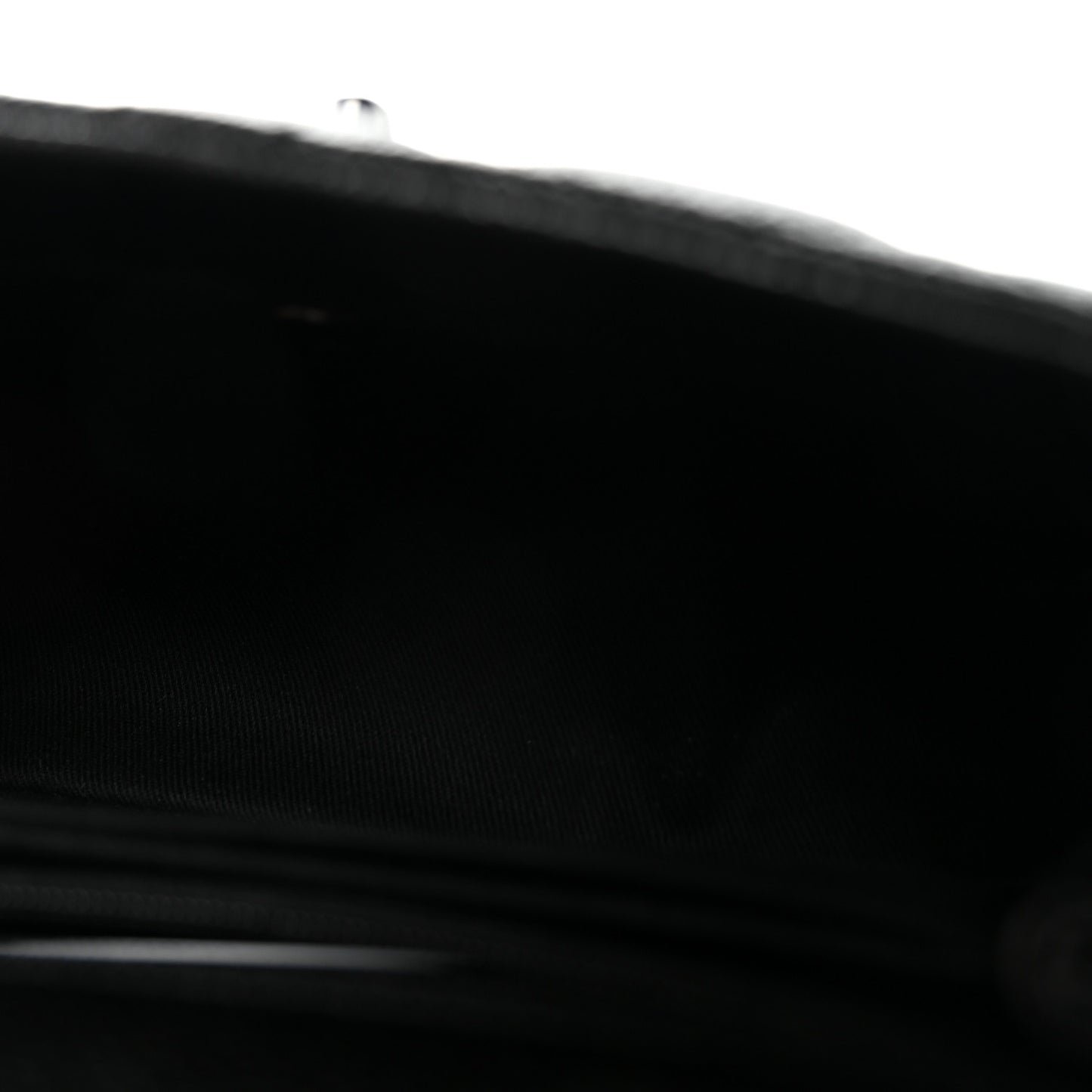 Iridescent Caviar Quilted Mini Coco Handle Flap So Black