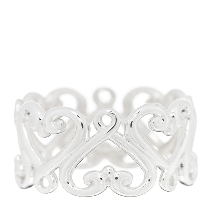 Tiffany Sterling Silver Paloma Picasso Venezia Goldoni Band Ring 52 6 3 of 4