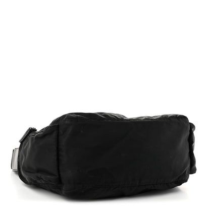 Prada Re-Nylon Vela Saffiano Pocket Double Zip Shoulder Bag Black 4 of 11