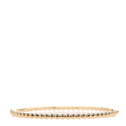 Van Cleef & Arpels 18K Yellow Gold Perlee Pearls of Gold Bracelet M 2 of 4