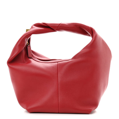 Valentino Garavani Nappa Small Roman Stud Hobo Rosso Valentino 1 of 9