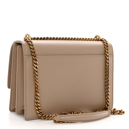 Saint Laurent Calfskin Medium Monogram Sunset Dark Beige 3 of 11