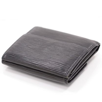 Louis Vuitton Epi Elise Wallet Black 4 of 10