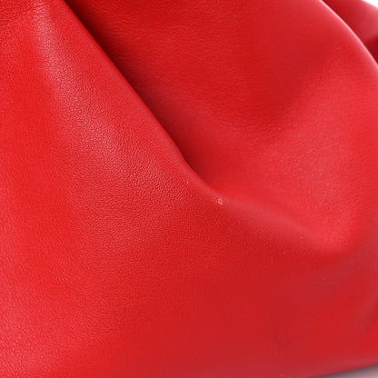 Bottega Veneta Smooth Butter Calf The Pouch Oversized Clutch Bright Red 12 of 15