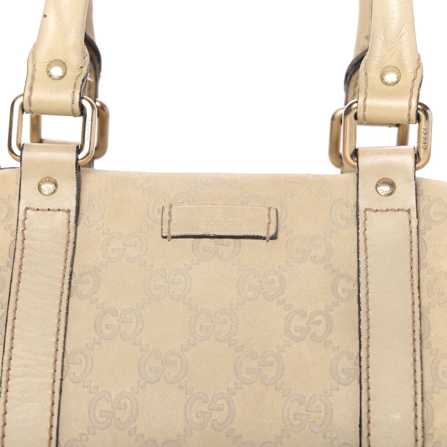 Gucci Guccissima Medium Joy Boston Off White 10 of 12