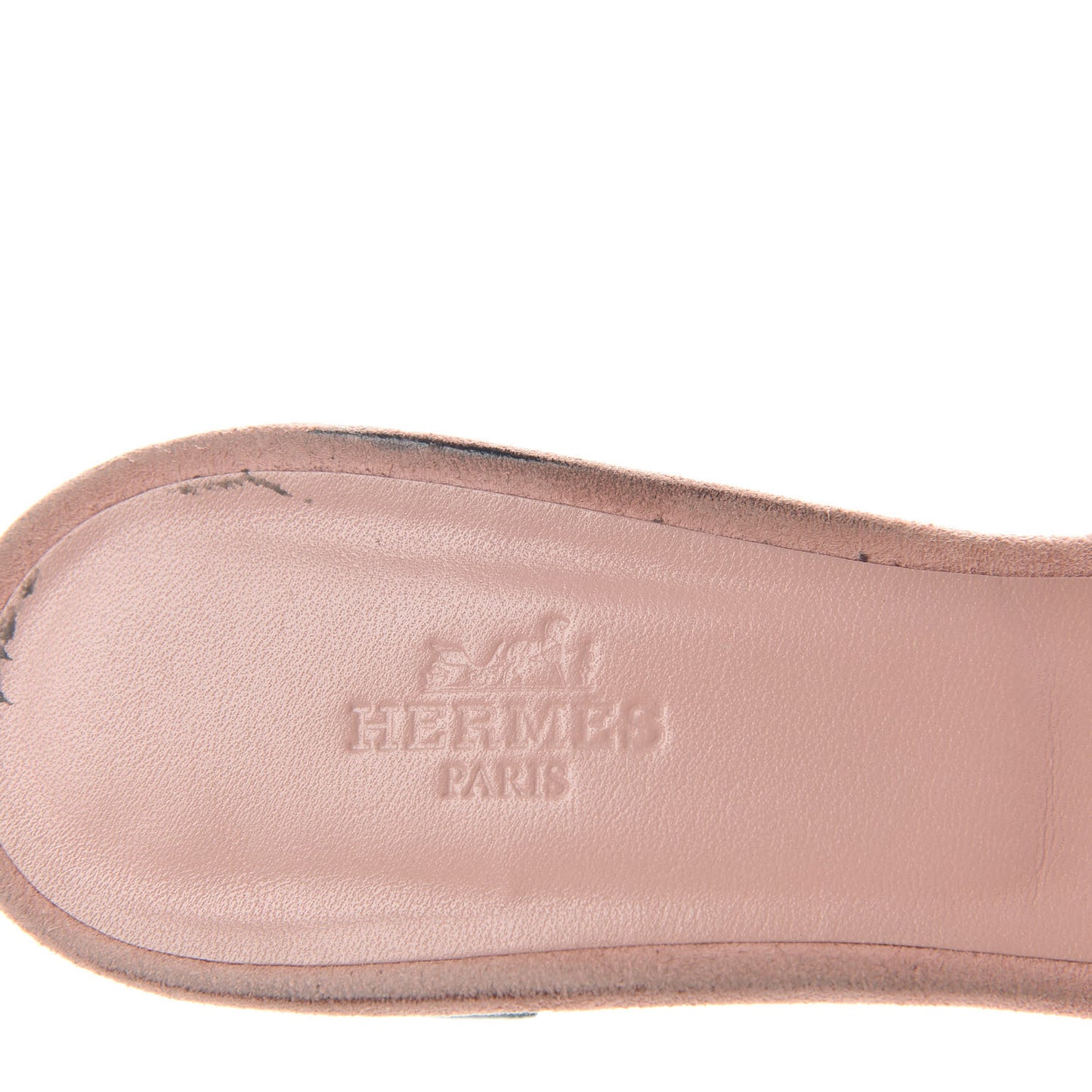 Suede Goatskin Crystal Oasis Sandals 38.5 Rose