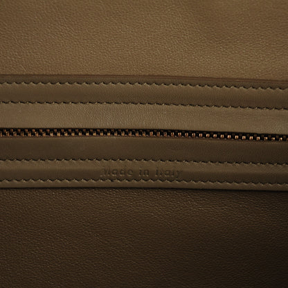 Celine Crocodile Embossed Calfskin Medium Phantom Luggage Beige 6 of 7