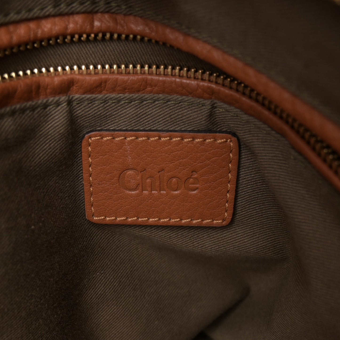 Calfskin Large Marcie Satchel Tan