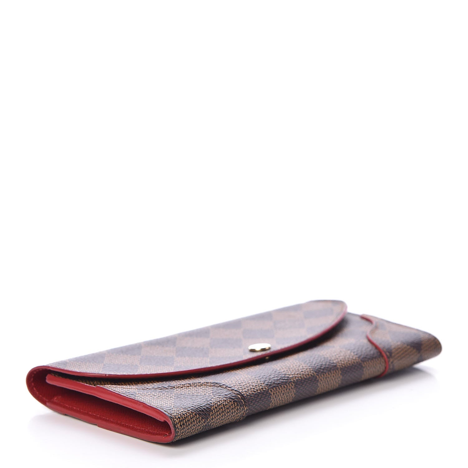 Louis Vuitton Damier Ebene Caissa Wallet Cherry 4 of 6
