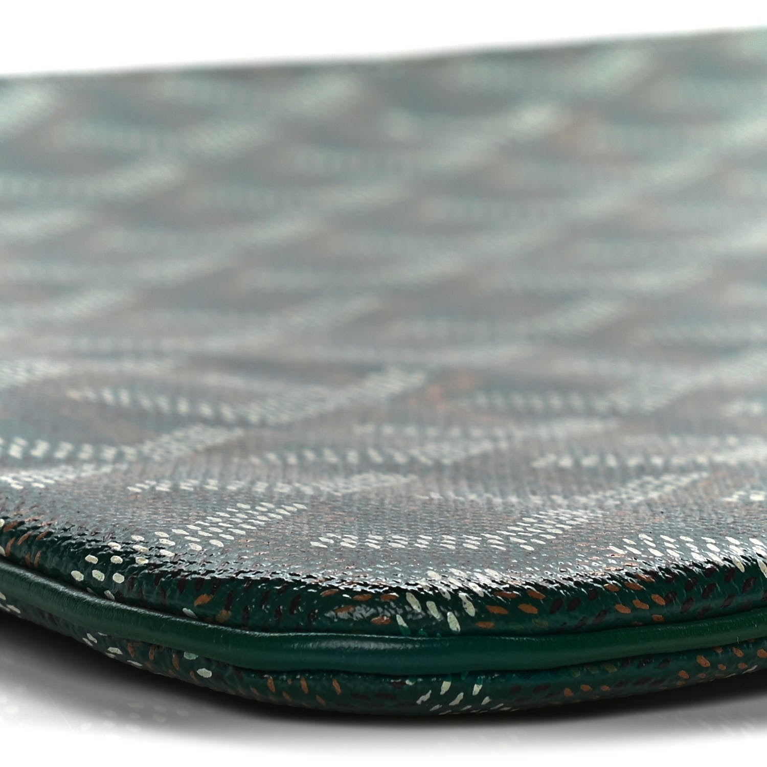 Goyard Goyardine Senat Pochette MM Green 7 of 11