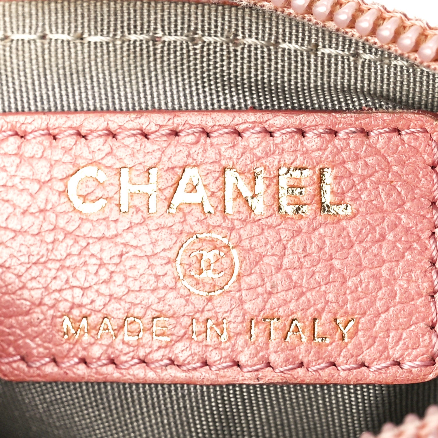 Chanel Goatskin Camellia Key Pouch Light Pink 6 of 12