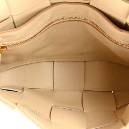 Bottega Veneta Grained Calfskin Maxi Intrecciato Cassette Crossbody Bag Porridge 5 of 13