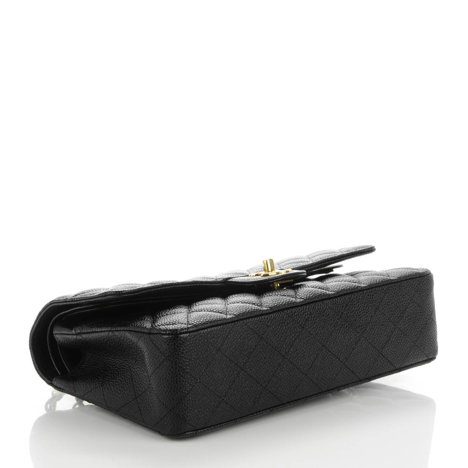Chanel Caviar Quilted Medium Double Flap Black 4 of 8