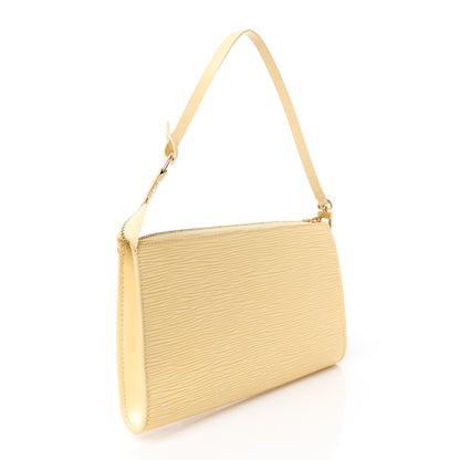 Louis Vuitton Epi Pochette Accessories 24 Vanilla 3 of 10
