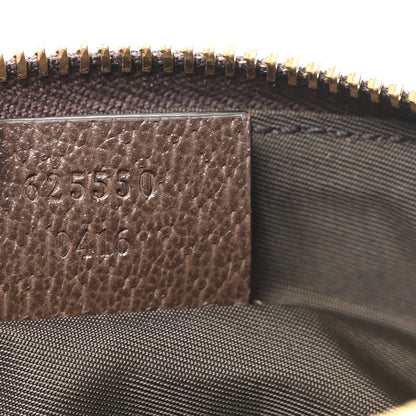 Gucci GG Supreme Monogram Textured Calfskin Web Medium Ophidia Cosmetic Case Beige Ebony New Acero 7 of 7
