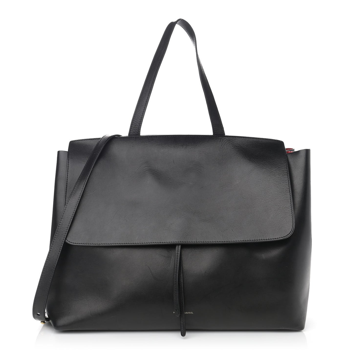 Calfskin Lady Bag Black Flamma