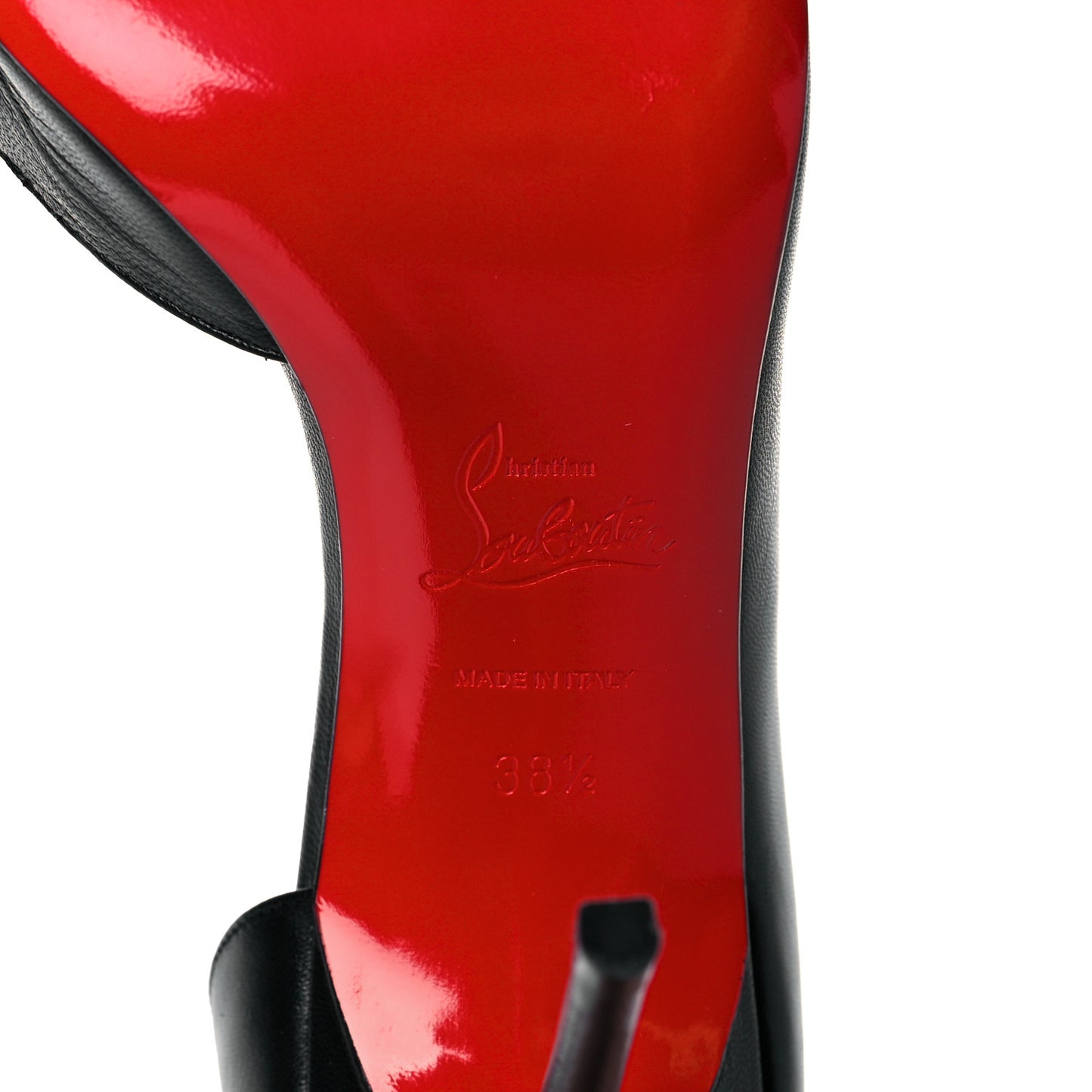 Shiny Nappa Iriza 100 Pumps 38.5 Black
