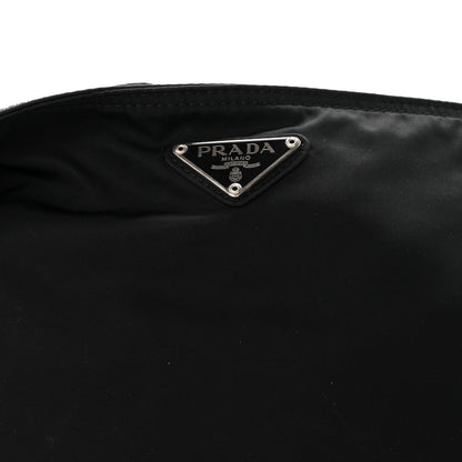 Prada Nylon Vela Flat Messenger Bag Black 8 of 10