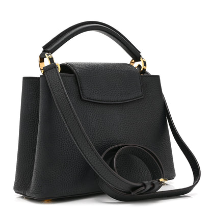 Louis Vuitton Taurillon Capucines BB Black 3 of 9