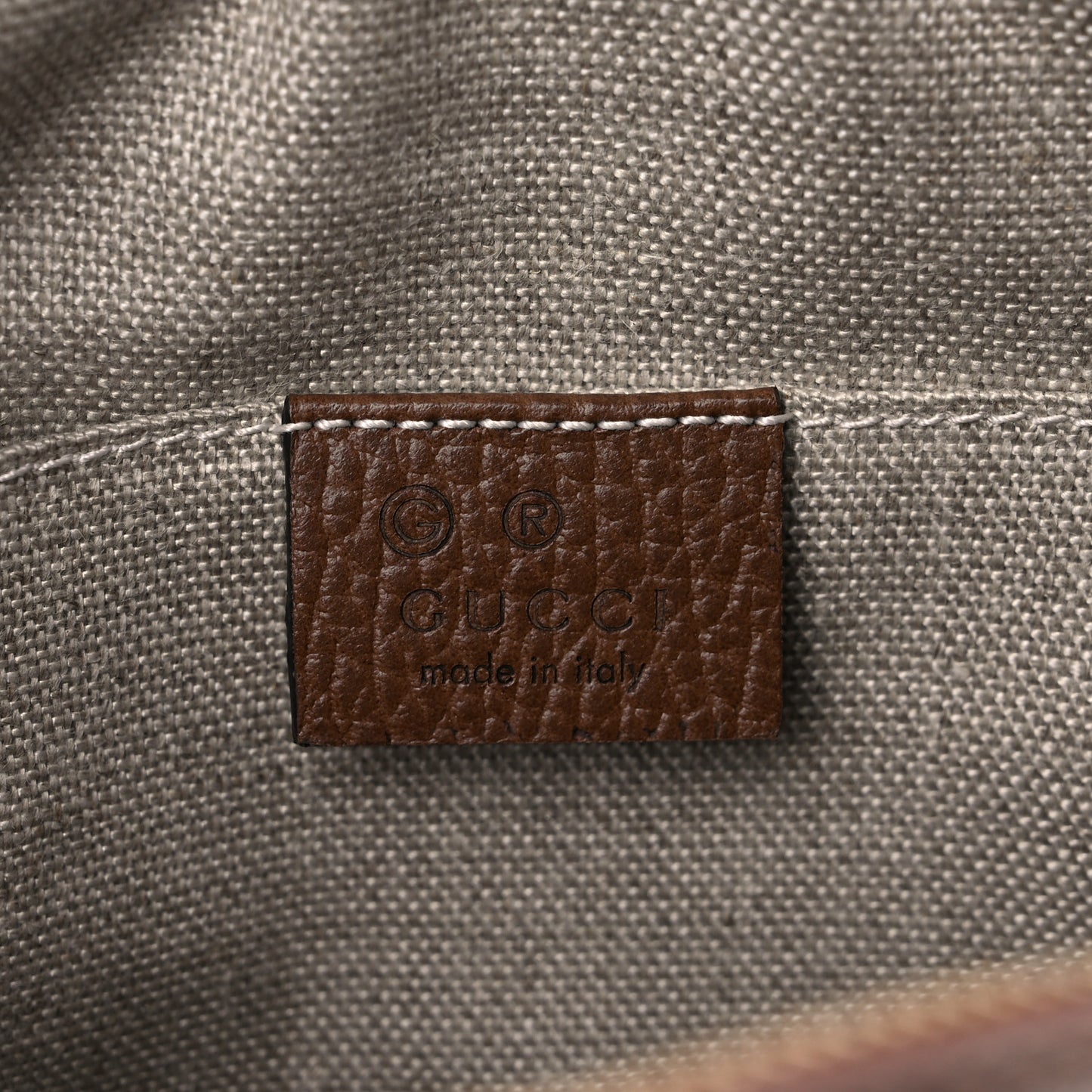 Monogram Mini Bree Messenger Bag Beige Tabacco