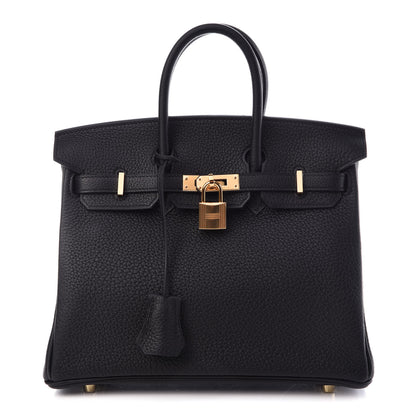 Hermes Togo Birkin 25 Black 1 of 33
