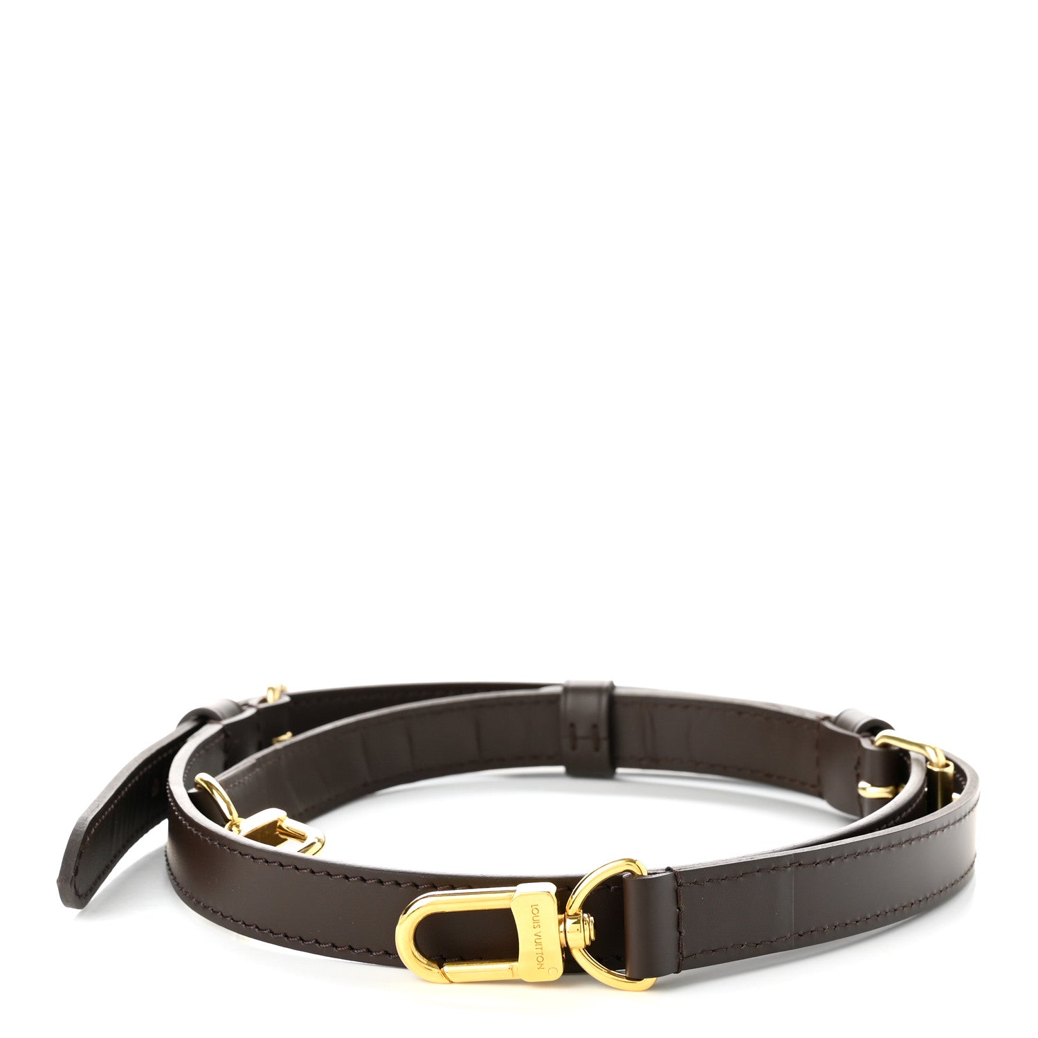 Louis Vuitton Calfskin Adjustable Speedy Bandouliere Shoulder Strap Brown 1 of 3