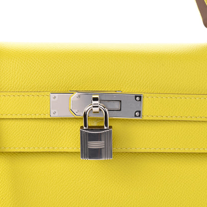 Hermes Epsom Kelly Sellier 32 Lime 36 of 39