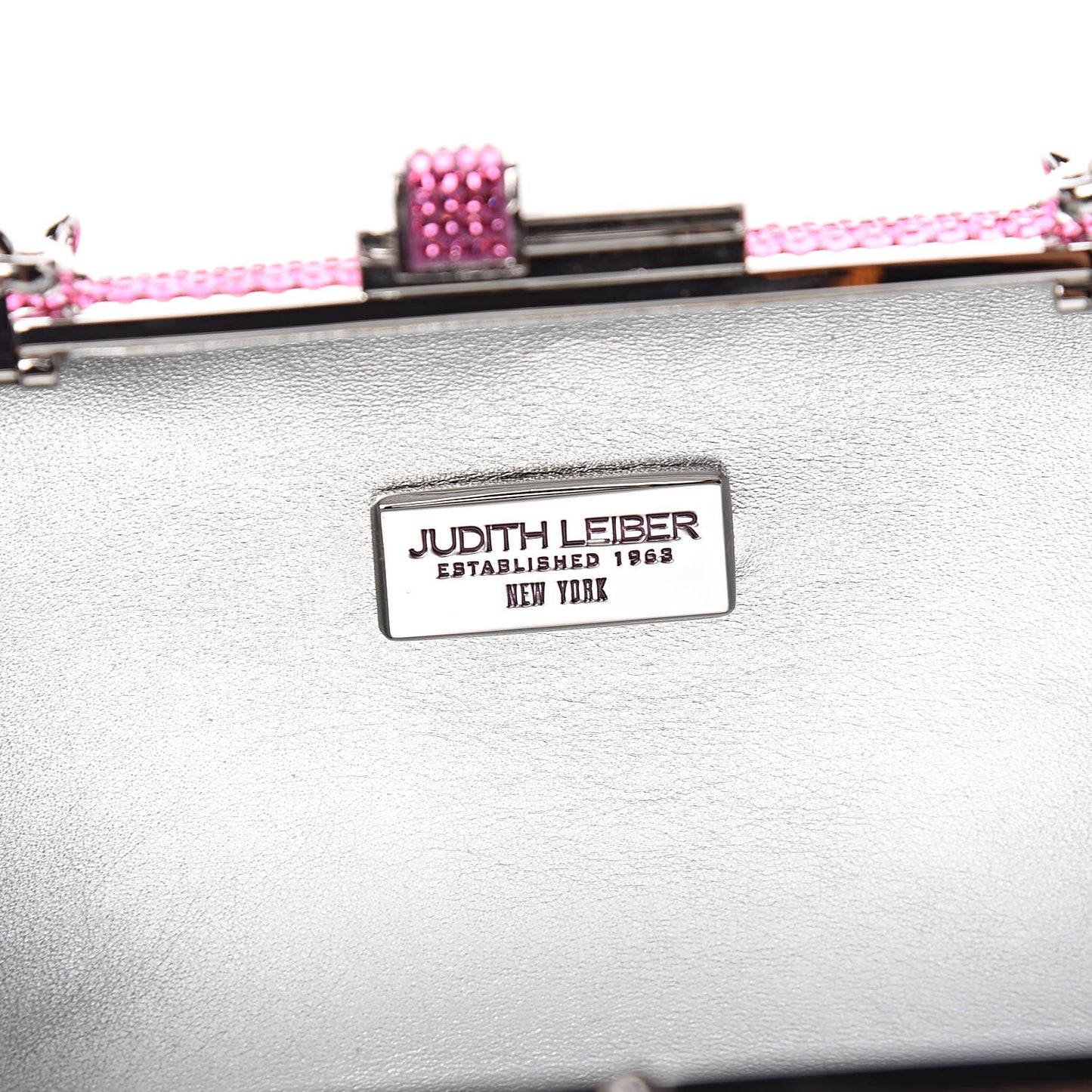 Swarovski Crystal Minaudiere Clutch Pink