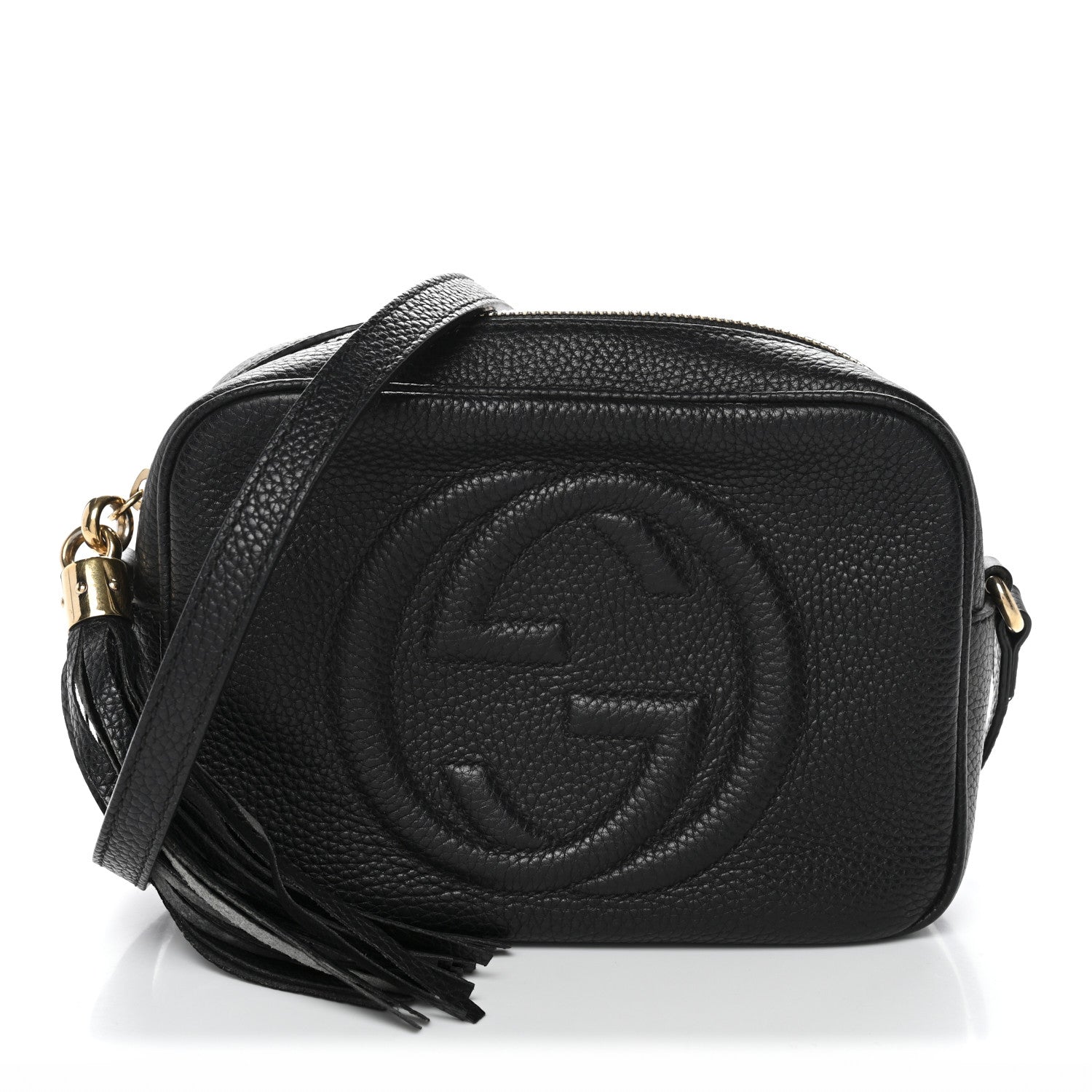 Gucci Pebbled Calfskin Small Soho Disco Bag Black 1 of 14