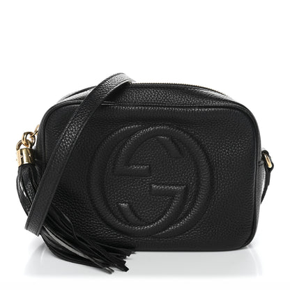 Gucci Pebbled Calfskin Small Soho Disco Bag Black 1 of 14