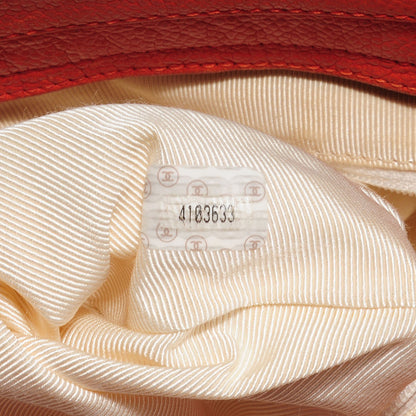 Chanel Caviar CC Shoulder Bag Orange 9 of 9