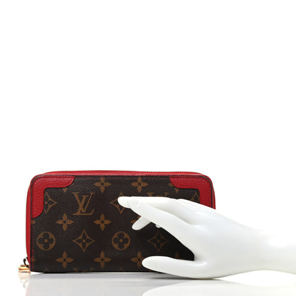 Louis Vuitton Monogram Retiro Zippy Wallet Cherry 2 of 7