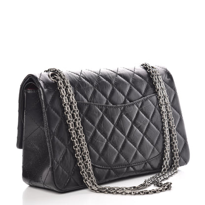 Chanel Aged Calfskin Quilted 2.55 Reissue 226 Flap Black 3 of 9