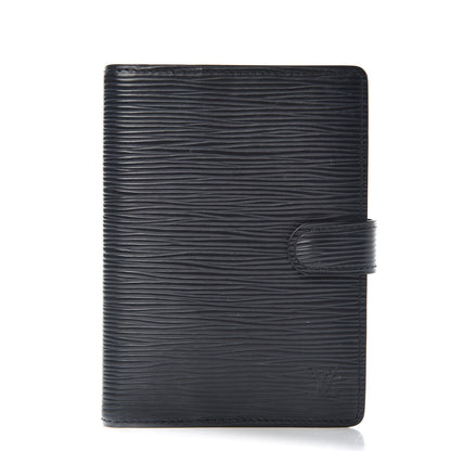 Louis Vuitton Epi Small Ring Agenda Cover Black 1 of 8