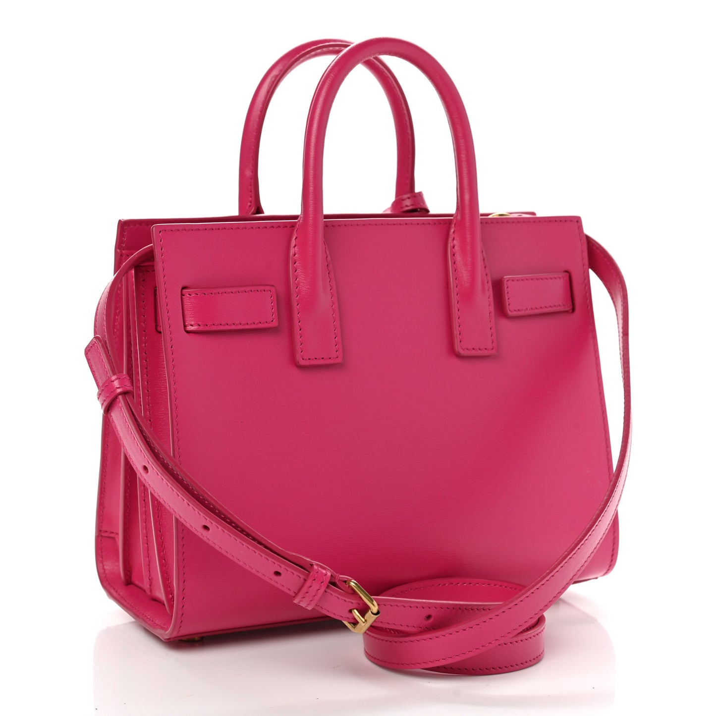 Calfskin Nano Sac De Jour Bubblegum