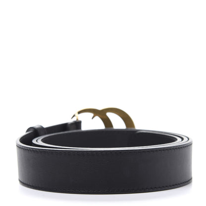 Gucci Calfskin Double G 30mm Belt 95 38 Black 2 of 7