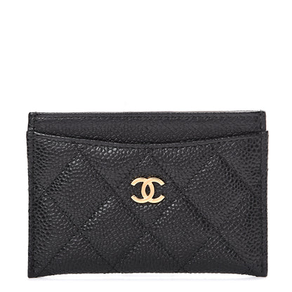 Chanel Caviar Quilted Card Holder Black 1 of 8