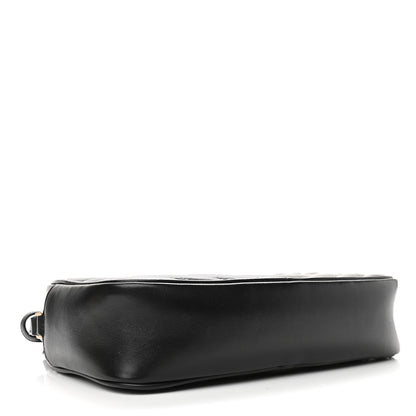 Saint Laurent Calfskin Matelasse Monogram Lou Camera Bag Black 4 of 11