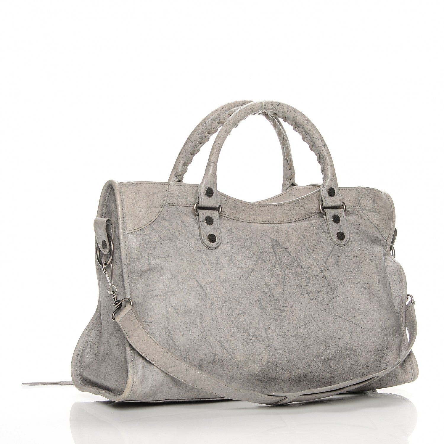 Balenciaga Agneau Marble Hardware City Grey 3 of 8