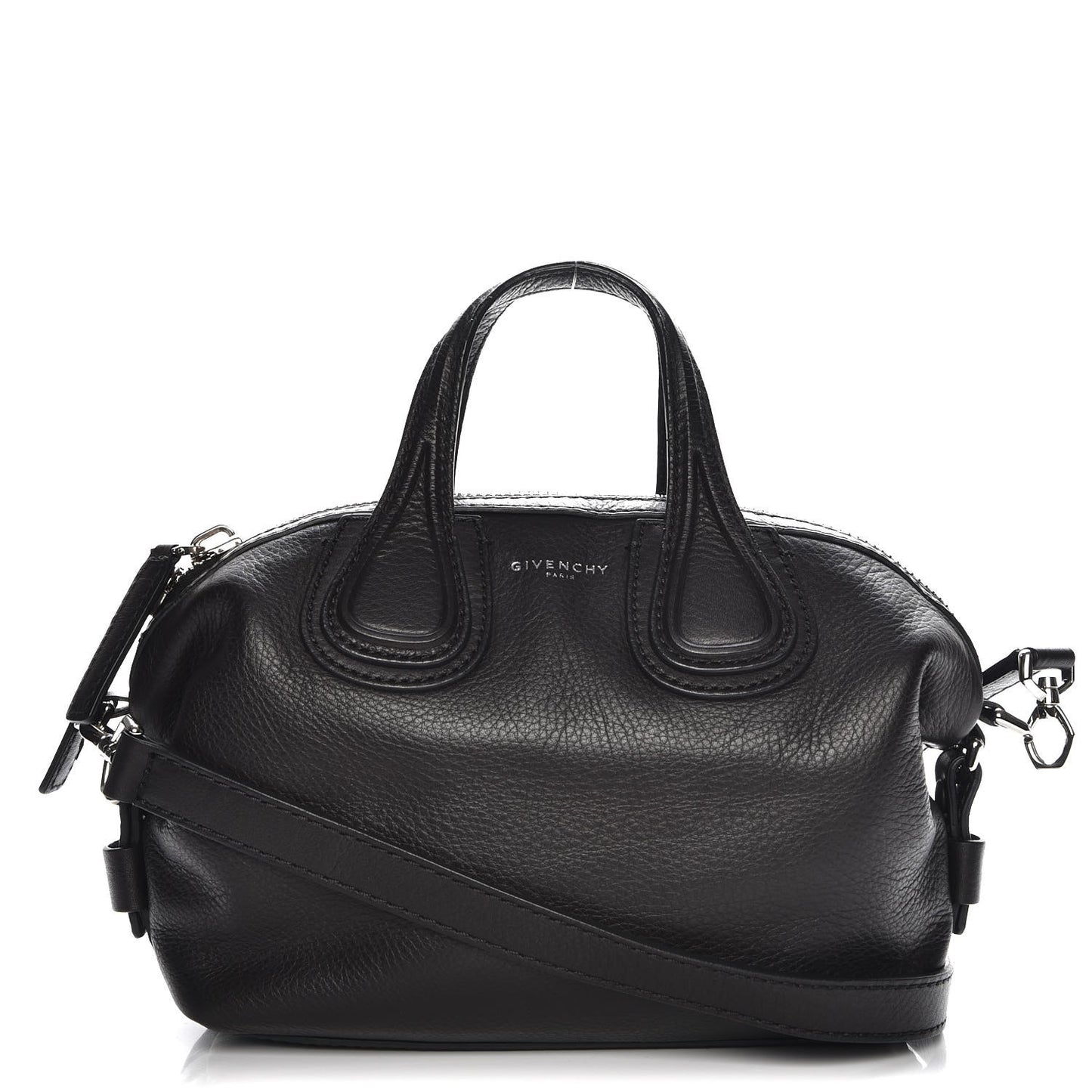 Waxed Calfskin Micro Nightingale Black