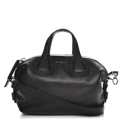 Givenchy Waxed Calfskin Micro Nightingale Black 1 of 7