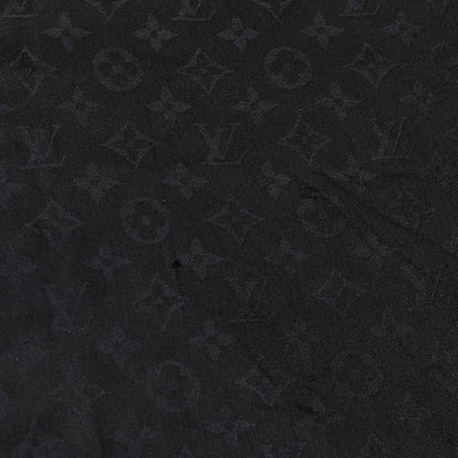 Louis Vuitton Silk Wool Monogram Shawl Black 5 of 5