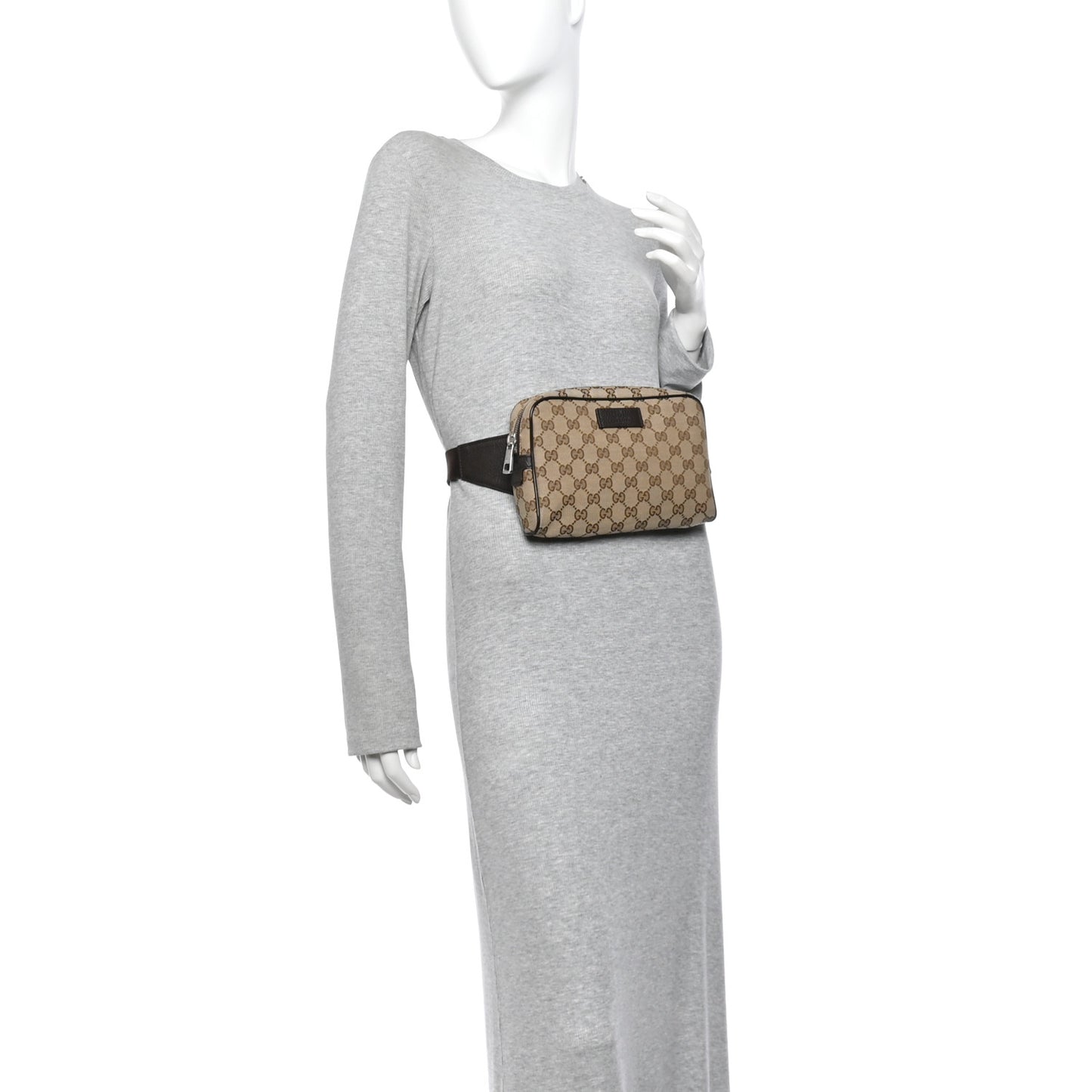 Monogram Belt Bag Dark Brown