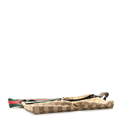 Gucci GG Monogram Double Pocket Belt Bag Dark Brown 4 of 11