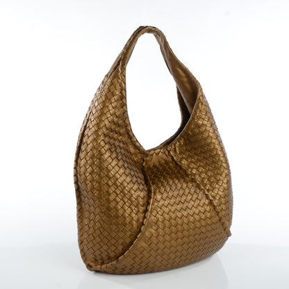 Bottega Veneta Cervo Intrecciato Large Simple Hobo New Bronze 3 of 8