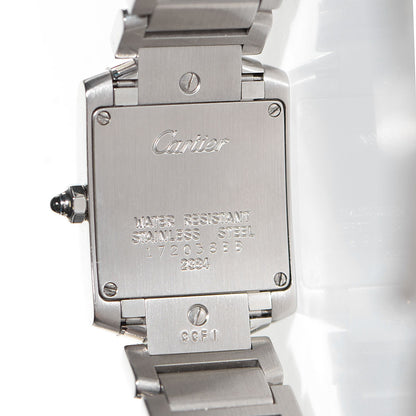 Cartier Stainless Steel 20mm Tank Francaise Quartz Watch 5 of 8