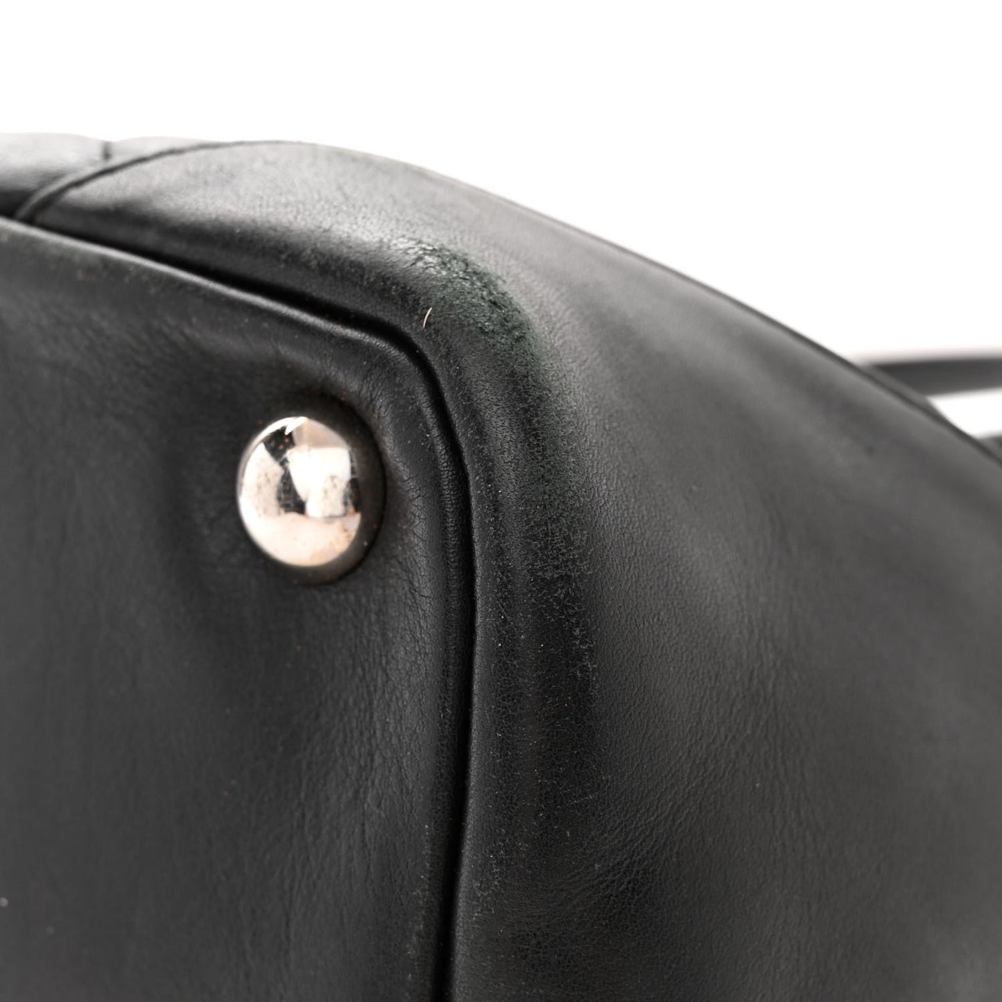 Calfskin Quilted Large Cambon Tote Black